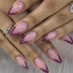 Soft & Simple Almond Nails With Design for a Classy Finish