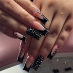 Stunning Black Birthday Nail Ideas for a Glam Girl Celebration