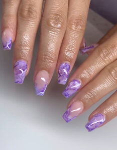 Read more about the article Purple Perfection: Simple Nail Designs for a Polished Look