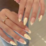 Cute Yellow French Tip Nails That Are Perfect for Spring & Summer