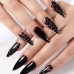 Simple Sleek Black Stiletto Nails That Elevate Any Outfit
