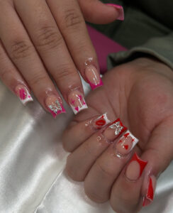 Glossy Short Fall Square Nails That Look So Expensive