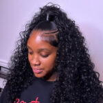 Half Up Curly Hairstyles for Black Women